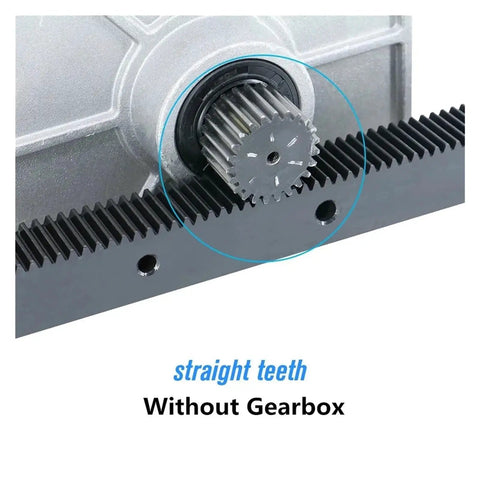 Solid Build 1.25 Module Helical Gear Rack With Matched Steel Pinion Set For CNC Routers And Shop Projects Right Handed Spiral Teeth 22X25mm Size gear setup showcasing helical gear and rack teeth.
