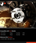 Front Wheel Bearing Hub Assembly For Ford Ranger 2019 To 2023 6 Lug 4WD Or RWD mounted on vehicle brake disc