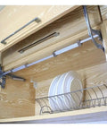 Beefy Heavy Duty Vertical Lift Up Cabinet Door Hinge Strut With 2x250N Hydraulic Springs For 60 to 90 cm Cabinets, Smooth Vertical Swing