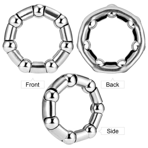 Beefed Up Crank Bearing Set Five Sixteenth Inch Seven Ball Stainless Steel Bearings for MTB Bicycle Bottom Bracket Replacement