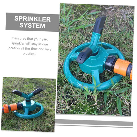 Automatic Rotary Lawn Sprinkler With Stable Base For Backyard And Lawn Irrigation 360 Degree Rotating Water Sprinkler System