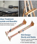 Heavy Duty Adjustable Lifting Bracket, Smooth Operator Hinge Lift Rod Mechanism For Sofa Beds, Wardrobes, And Cabinets, Built Tough Zinc Design Makes A No Sweat Upgrade, two adjustable brackets showing corrosion-resistant design.
