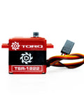 Beefy Torque Micro Servo With Coreless Motor And Digital Metal Gear For 1/12 And 1/14 Scale RC Cars Rock Crawlers Upgrades, Precision Steering Heavy Load Handling TSR-1822 front view