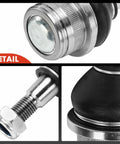 Front Upper And Lower Ball Joint Kit Forged Steel For Classic Volkswagen Beetle 1969 To 1977 And Karmann Ghia 1965 To 1974 Replacement To Tighten Loose Steering And Quiet Clunky Noises, detail of steel ball joint