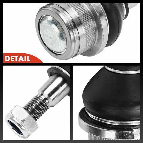 Front Upper And Lower Ball Joint Kit Forged Steel For Classic Volkswagen Beetle 1969 To 1977 And Karmann Ghia 1965 To 1974 Replacement To Tighten Loose Steering And Quiet Clunky Noises, detail of steel ball joint