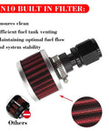18mm Fuel Cell Breather Vent With 10AN Female Fitting And Air Filter Rebuild Kit For Off Road And Modified Rigs Universal Vent System
