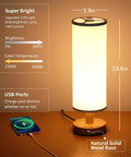 Smart RGB Table Lamp With Dimmable Warm To Cool White Light Remote And App Control Alexa Compatible Nightstand Lamp featured on table