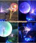 Bluetooth Music Tesla Coil Arc Plasma Loudspeaker Desktop Experiment Toy Model SSTC SS02 with colorful plasma arcs