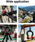 Rock Solid 1/2 Inch D Ring Shackle Built Different With 8 Ton Rated 17700 Pounds Breaking Strength for versatile off road recovery on trucks.