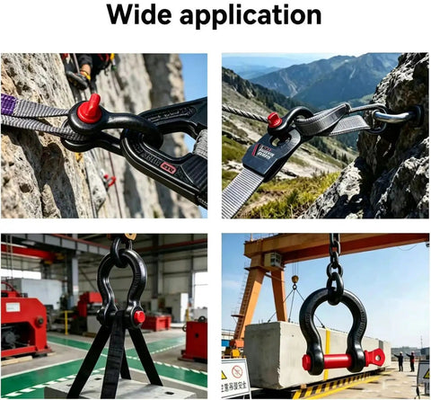 Rock Solid 1/2 Inch D Ring Shackle Built Different With 8 Ton Rated 17700 Pounds Breaking Strength for versatile off road recovery on trucks.