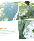 3 Pack Rescuing Survival Warm Blankets With First Aid Kit For Camping Hiking Beach Mat Outdoor Gear Sun Protection And Moisture Block Folding Insulation Blanket For Emergency Prep displayed on grass