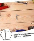 Heavy Duty Industrial Premium Grade Stainless Steel Retractable Indexing Plunger Pin on wooden workbench with tools.