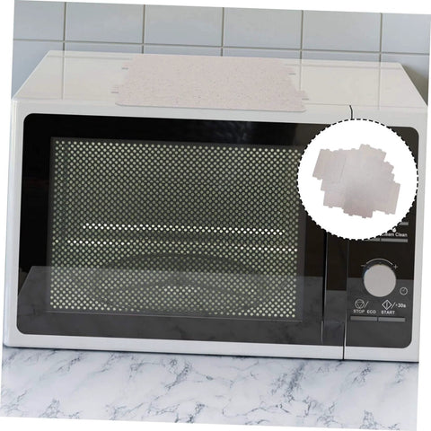 10 Pack Microwave Waveguide Cover Mica Sheets Universal Fit For Heat Insulation And Repair on top of microwave
