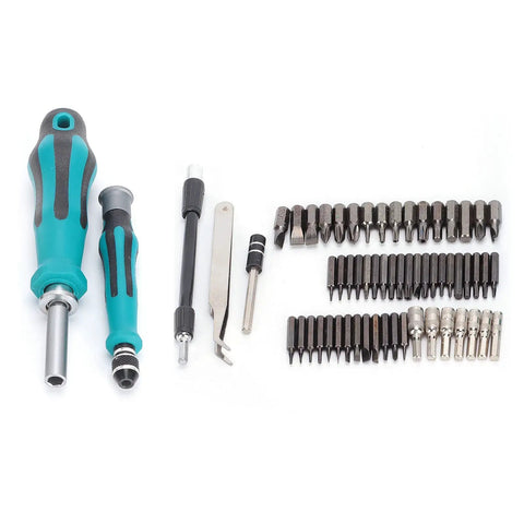 Go To Ratchet Tool Set With Chrome Wrenches Sockets And Screwdriver Bits Insulated Handle Polished Finish Includes Storage Box
