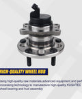 Fresh Rear Wheel Bearing And Hub Assembly Direct Fit For 2014 To 2019 Kia Soul And Soul EV Models, showcasing high-quality design.