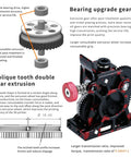 Beefed Up Extruder Gear Kit With All Metal Drive Wheel Camouflage Aluminum Housing POM Reduction Gear Wear-Resistant CNC Machined Parts