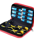 10 In 1 RC Tools Kit Box Set With Screwdrivers Pliers Hex Wrenches And Box Spanners For Helicopters And Multirotors Pro Grade Steel