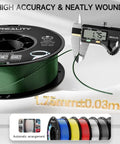 PETG 3D Printer Filament 1.75mm 1kg Army Green For Ender Tough As Nails High Precision Odorless Flow Moisture Proof