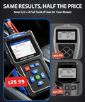 Battery Load Tester 12 Volt And 24 Volt For Cars And Trucks Quick Diagnostic Tool BT300 Easily Detects Starting And Charging System Faults Tests Lead Acid And AGM Batteries And All Automotive Starter Batteries, handheld with screen