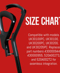 Replacement Handle Set For Oreck Elevate Command And Control Vacuum Cleaners Durable Easy To Install Black Finish