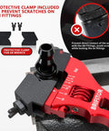 Protective clamp for AN wrench in 6AN Push Lock Fittings Kit With 0 Degree 45 Degree 90 Degree 180 Degree Angles