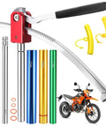 All In One Dirt Bike Tire Changing Tool Kit For Motocross And Enduro, 16 To 21 Inch Wheels, Includes 15mm 17mm 20mm 25mm Axles