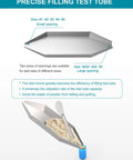 Filling Tools Kit for Home and Lab with Empty Funnel Tray, sizes 000 to 5, efficient powder transfer tool with spoon and spatula.