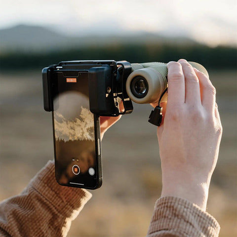 Smartphone Photo Rig II Attachment For Binoculars And Telescopes, Compact Camera Adapter for capturing outdoor images