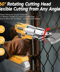 Beast Cordless Metal Shears For 20V Max Batteries With A Brushless Motor Delivering 400Nm Torque Cut Through 14 Gauge Steel in use