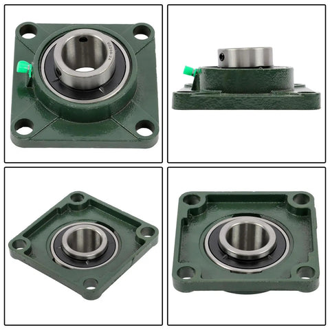 Beefy Heavy Duty Self Aligning Pillow Block Bearing UCF208 24 1.5 Inch 4 Bolt With Seat Bearing Pack Of 4 for Shaft Alignment