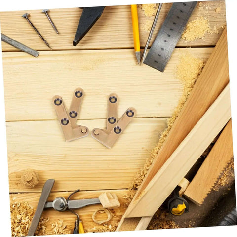 Heavy Duty Brass Hidden Door Pivot Hinges For Wood Doors Smooth Vertical Rotation Noise Reduction Invisible Hardware shown on wooden background