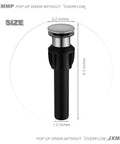 Brushed Nickel Vessel Sink Faucet With SpotShield Finish No Lead SUS304 Stainless Steel 1 Hole Bathroom Faucet Pop Up Drain