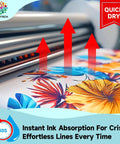 8.5x11 Sublimation Paper 100 Sheets With Thick Coating For Crisp Prints And 30s Quick Dry Heat Transfer Paper For All Sublimation