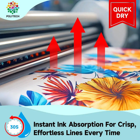 8.5x11 Sublimation Paper 100 Sheets With Thick Coating For Crisp Prints And 30s Quick Dry Heat Transfer Paper For All Sublimation