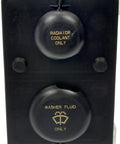 Front Coolant And Washer Fluid Reservoir With Cap Assembly - Plug-And-Play Replacement For Select Ford Models
