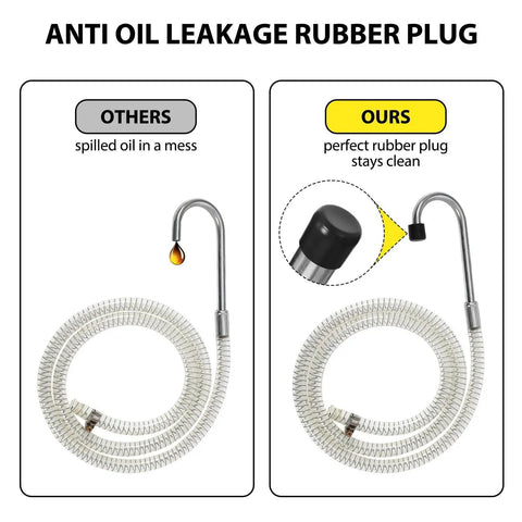 Sierra Squad 20 Gallon Waste Oil Drain Tank with anti oil leakage rubber plug for clean fluid transfer and garage use.