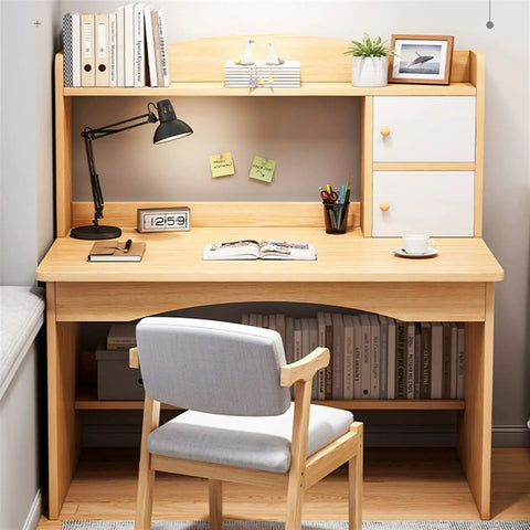 Rock Solid Electric Standing Desk L Shaped Computer Workstation With Nifty Storage Drawers Smooth Memory Height Presets For Your Premium Heavy Duty Boss Setup with wooden shelves and lamp.