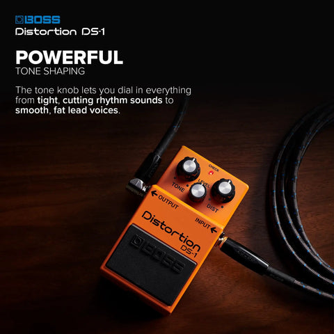 Legendary Guitar Distortion Pedal With Hard Edged Attack And Smooth Sustain Wide Tone Range For Rock Blues And Metal
