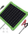 7.5W 12V Solar Car Battery Charger And Maintainer With Waterproof Panel Portable Trickle Charger for vehicles and lawn equipment