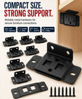Beefy Stainless Steel Corner Brackets For Furniture L Shape Joint Braces With Screws Heavy Duty Cabinet And Table Reinforcement