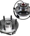 2 Pack Front Wheel Bearing And Hub Assembly For 2011 To 2014 Ford F 150 4WD 6 Lug With ABS Compatible With Expedition And Lincoln Navigator