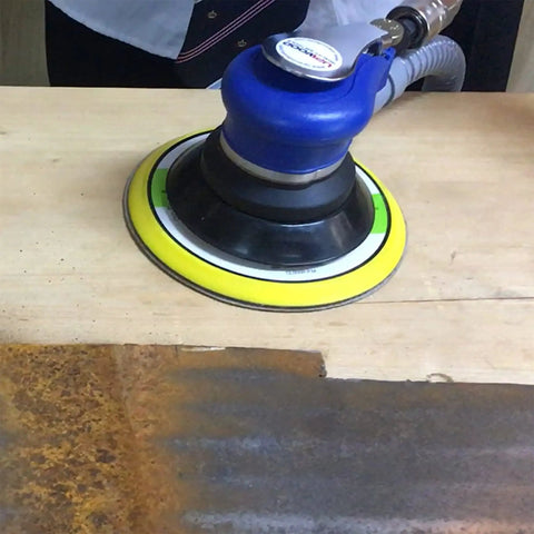 6 Inch Vacuum Orbital Sander With Dust Bag And Hose For Auto Body And Woodworking, Self Vacuum, sanding metal surface