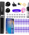 Cordless Tattoo Gun Kit 118g Lightweight Rotary Pen With 2 To 10V Adjustable Voltage For Fine Line PMU And Color Packing Mcore A3 Motor Pro Grade Cartridge Tattoo Machine Supplies with accessories