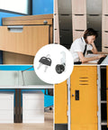 Tough As Nails Cam Lock Set With Keys For Cabinets Drawers Toolbox And Mailbox Top Shelf Zinc Alloy Security Hardware featured in office.