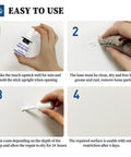 Step-by-step guide using White Multi Surface Touch Up Paint Pen For Walls Doors Cabinets Metal Appliances Wood Furniture