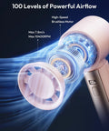 Compact Handheld Personal Fan With Turbo Wind On The Go USB Rechargeable Mini Cooler showing high-speed motor and airflow
