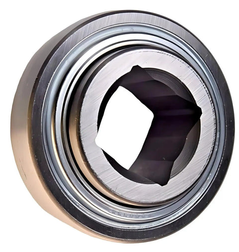 Drive Disc Harrow Bearing For APC Farm Equipment With Triple Lip Seals Replaces DS208TT6 close-up view showing 1 in square bore.