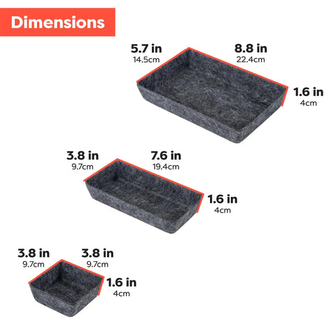 Dimensions of Ikea Alex Drawer Organizer Set 10 Piece Modular Felt Trays For Drawer Storage Dark Finish Totally Perfect Fit