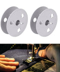 Hustle Ready Aluminum Sewing Machine Bobbins For Durkopp 1767 867 887 Cnc Machined Precision Balance Heavy Duty Industrial Replacement Zero Downtime Design Extended Thread Capacity in white color.