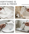 Handheld Bidet Sprayer With Built In Filter And Adjustable Water Pressure Stainless Steel Jet Spray For Toilet Purified Water